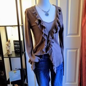 NY&Co.: Ruffled Cardigan